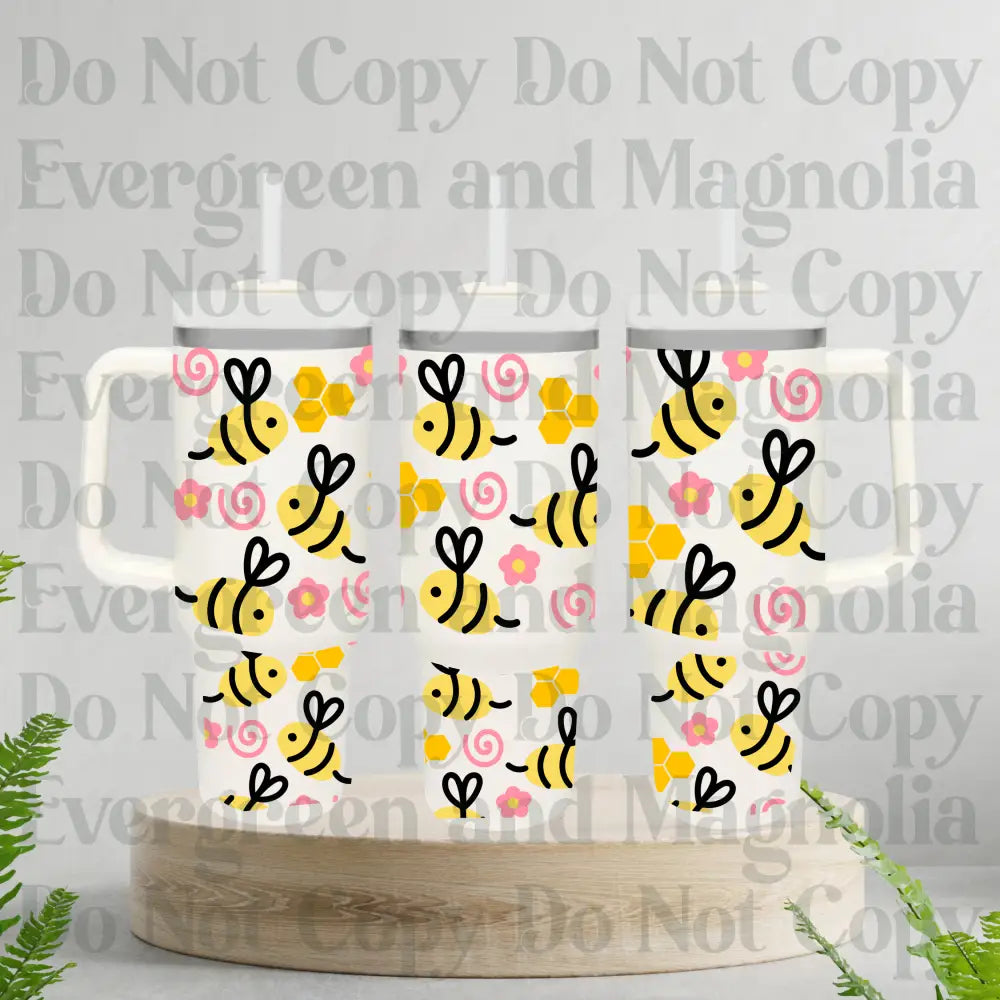 BeesFlowerscute