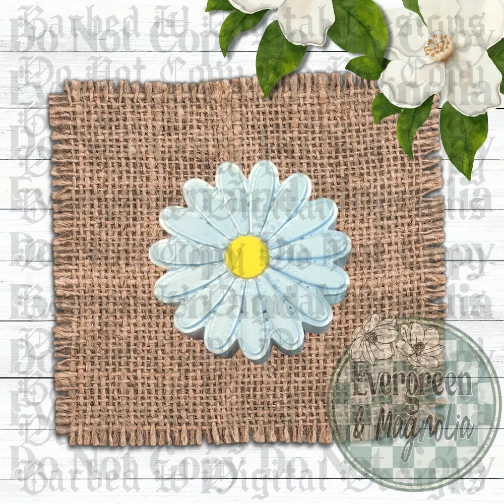 White Flower Charm