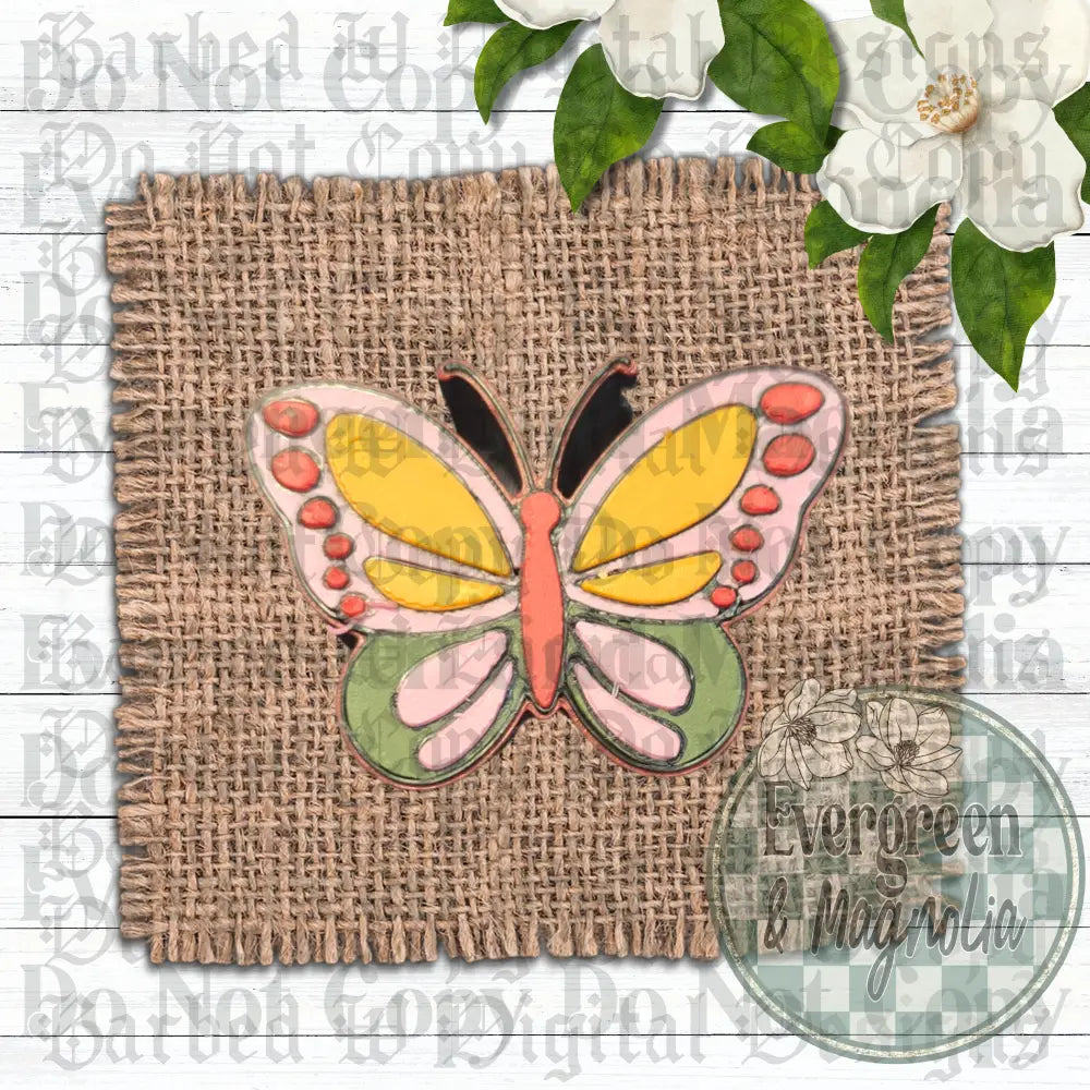Colorful Butterfly Charm