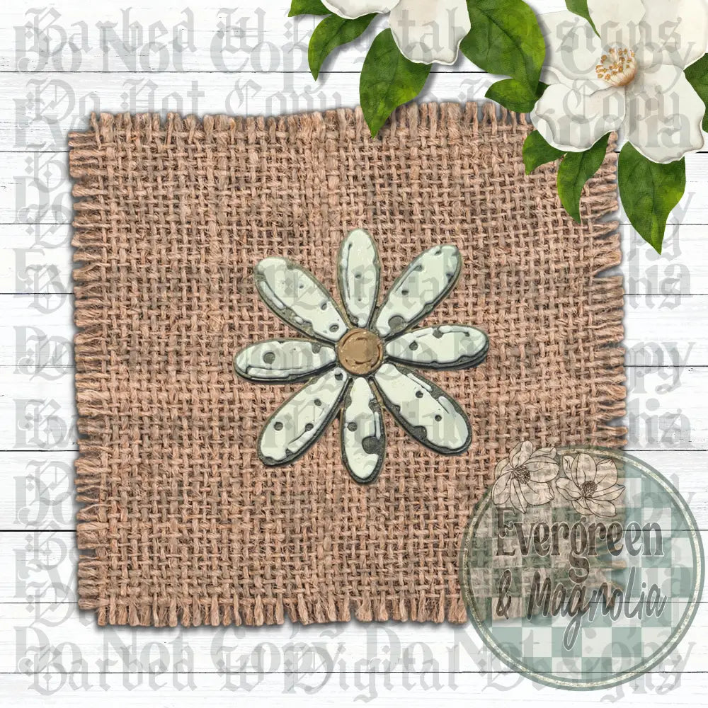 Polka Dot Flower Charm