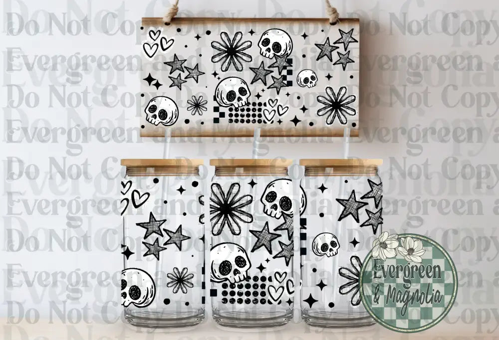 Skulls & flowers