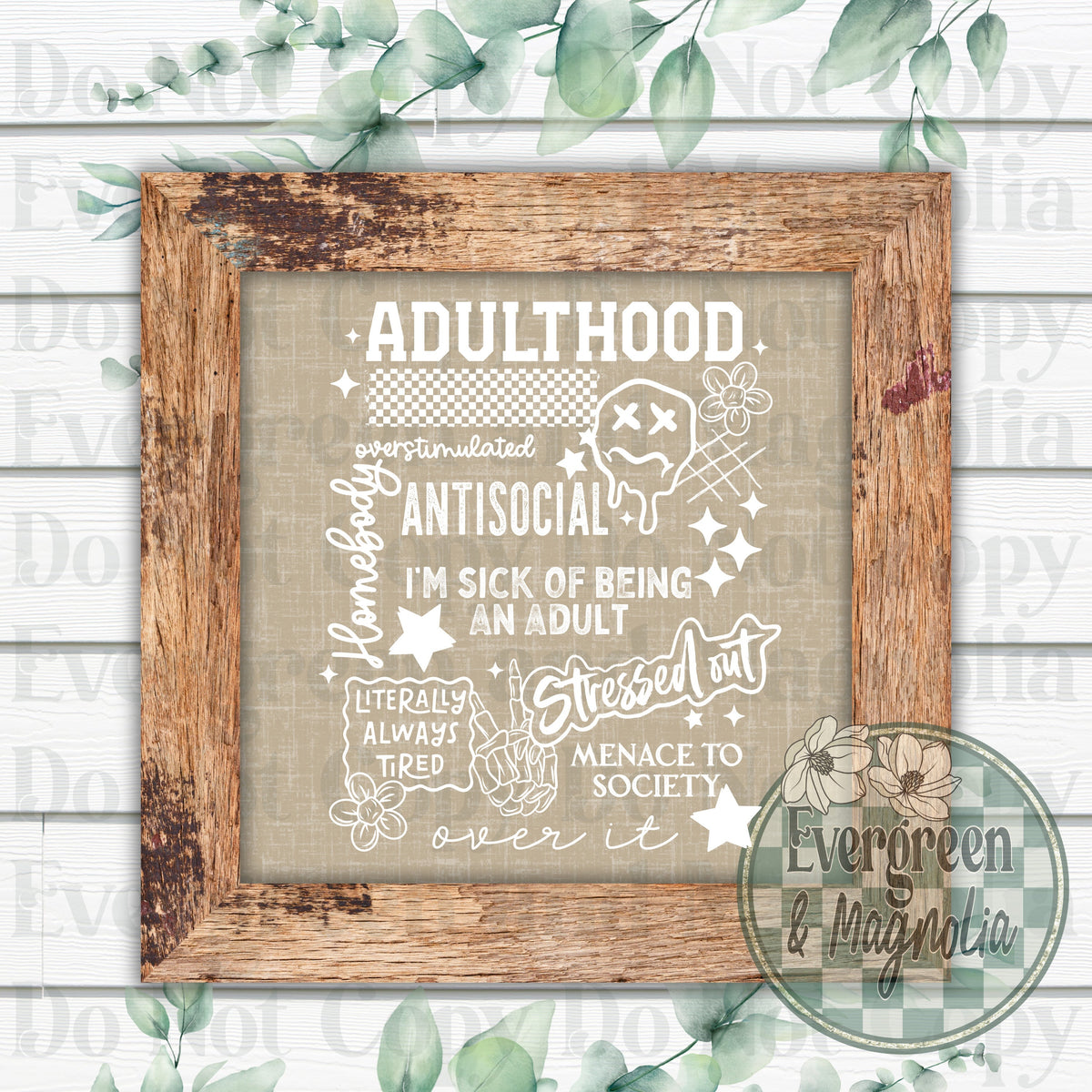 Adulthood (white)