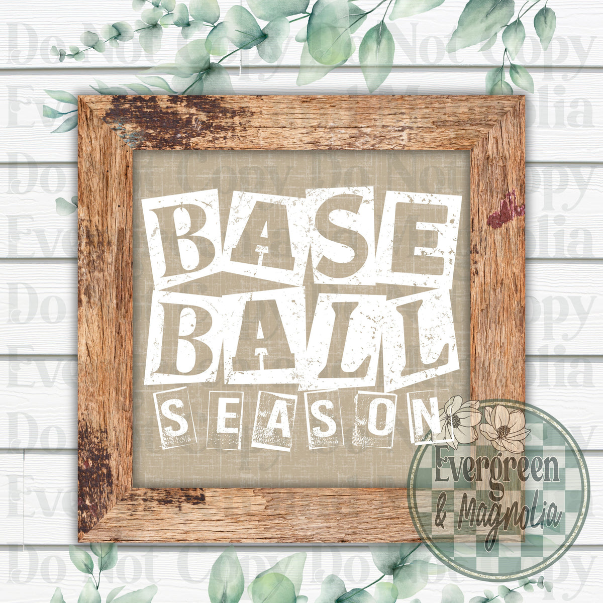 Baseball season (white grunge)