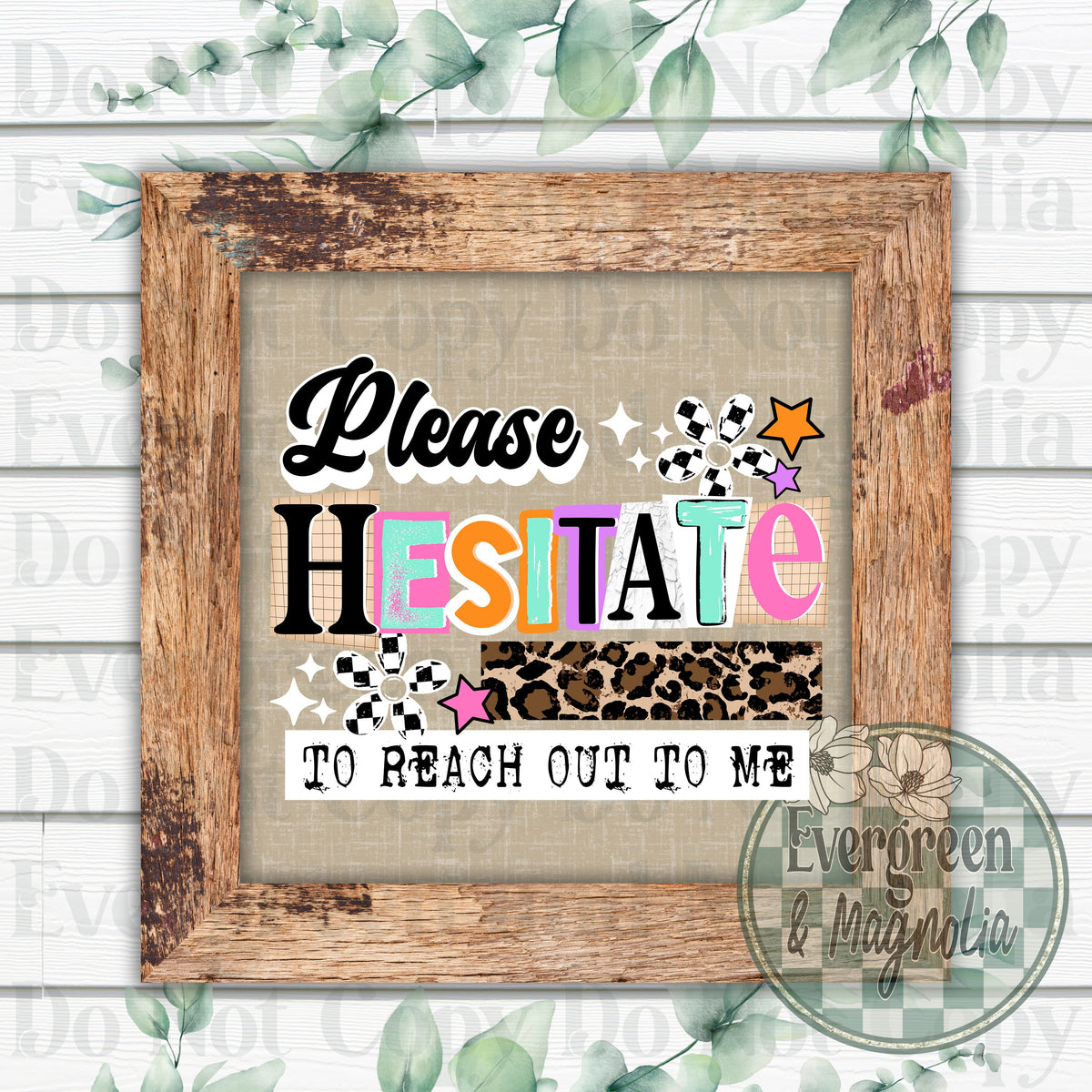 Please hesistate (black)