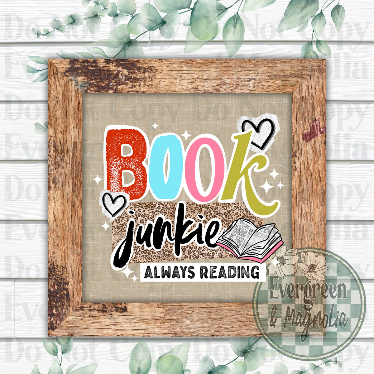 Book Junkie (White)