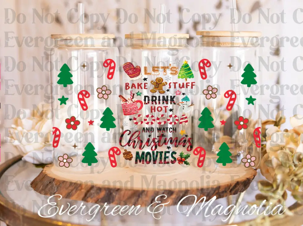 Christmas Bake Hot Cocoa Christmas movies-Top