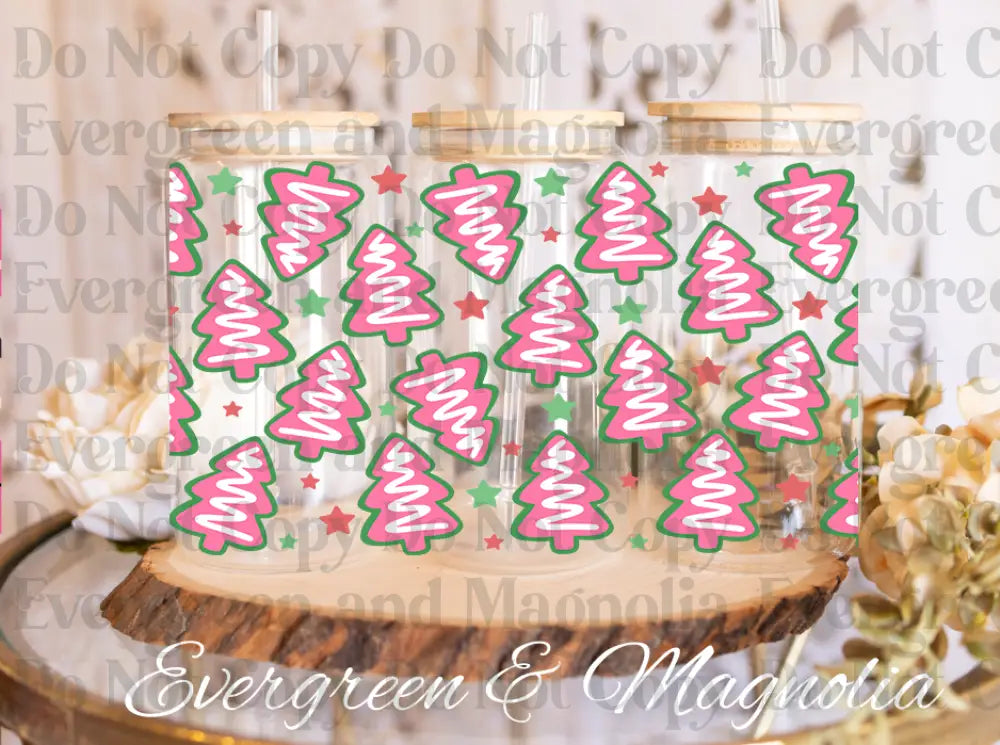 Christmas Cookies Pink & Green