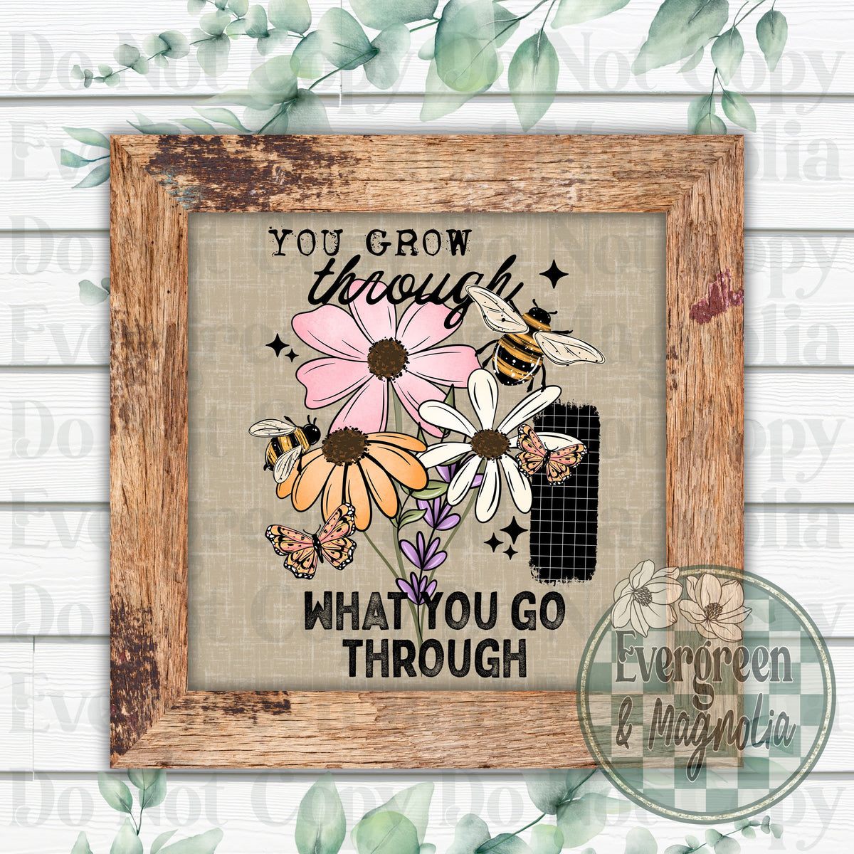 Grow through