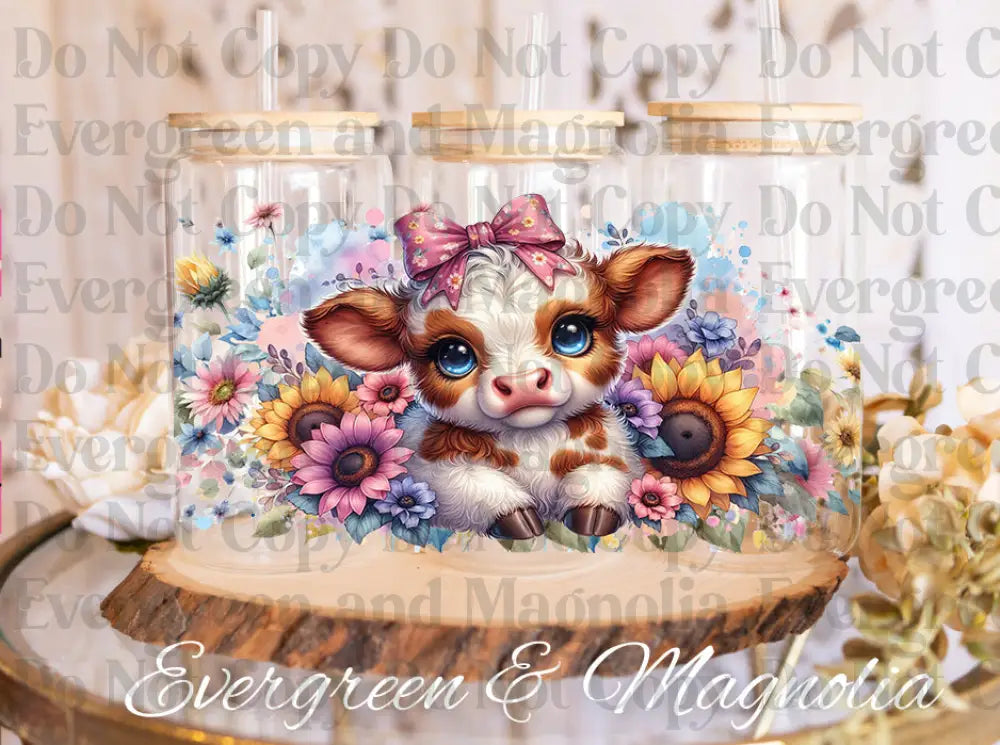 Highland Cow Florals (5)