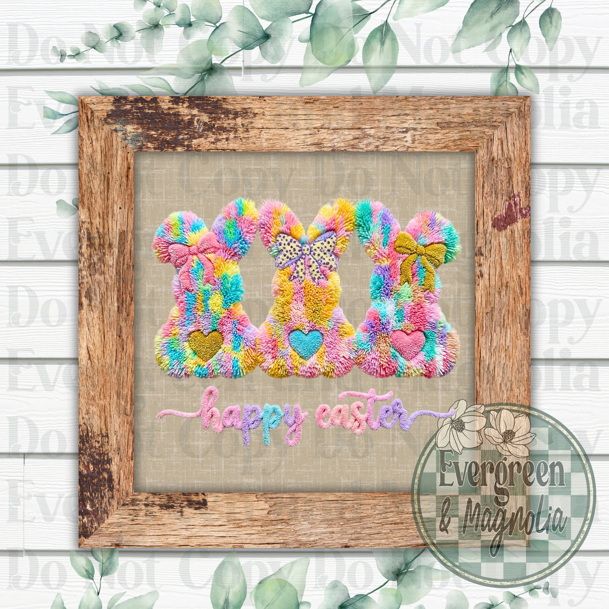 Latch hook easter bunny 4