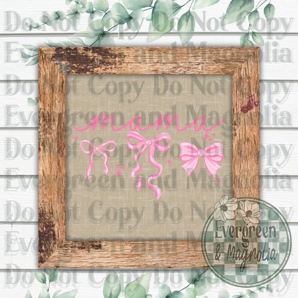 Mama Pink Bows