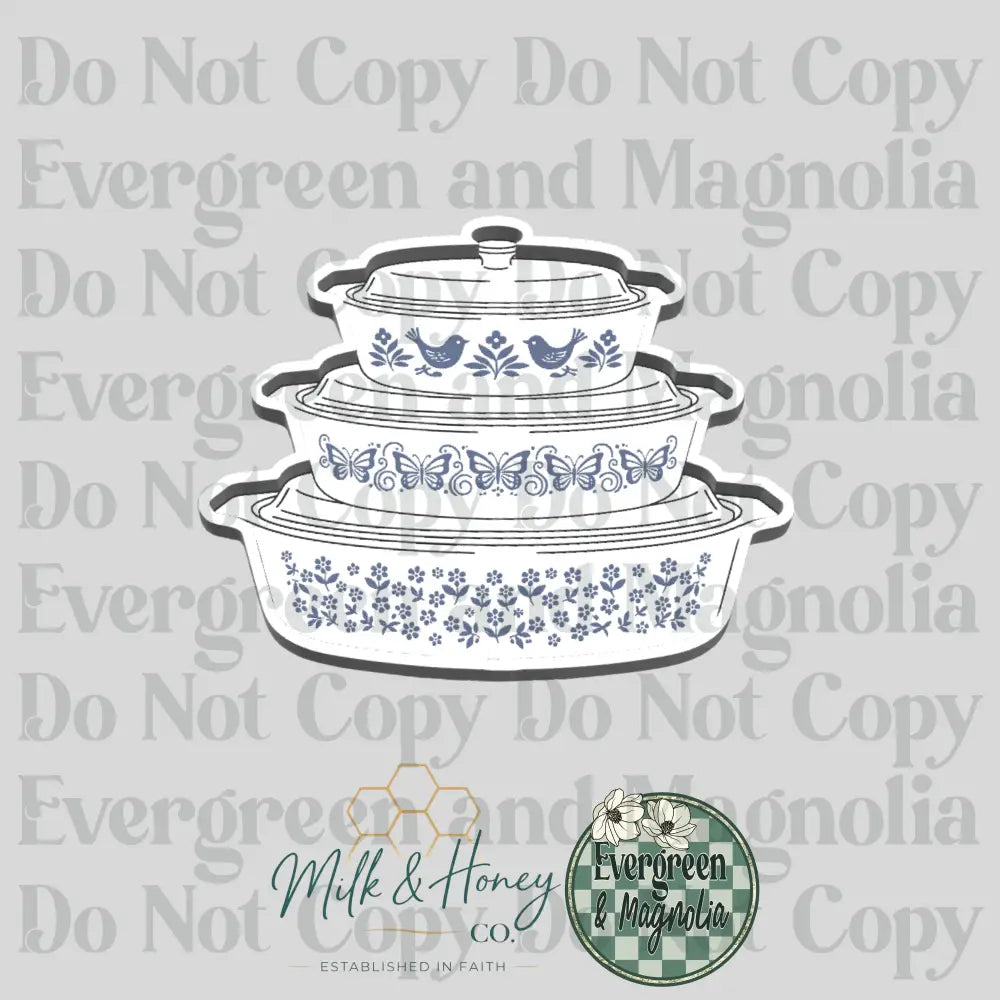 Vintage Pyrex 3D Collection