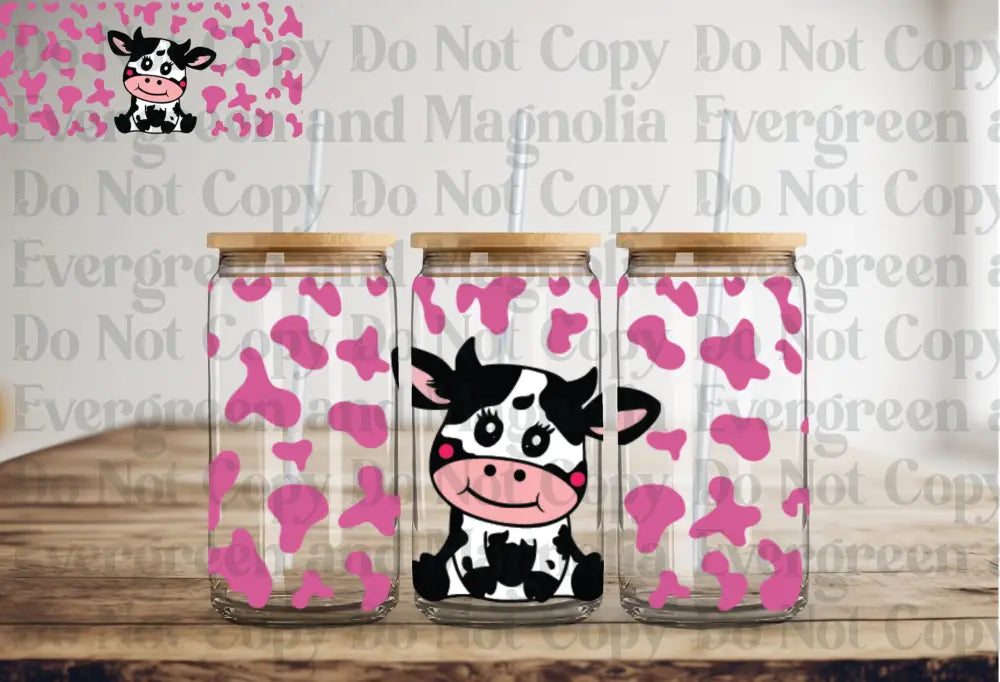 Pink baby cow