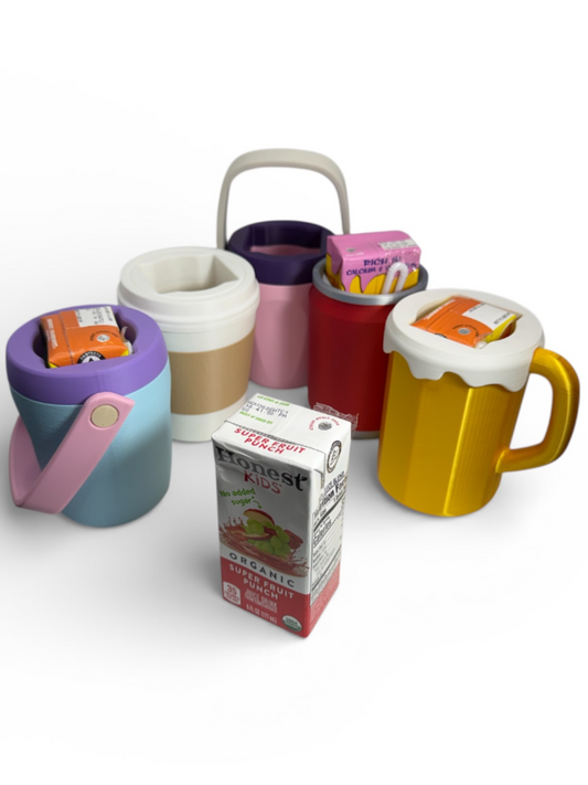 3D Kids Juice Box Holders
