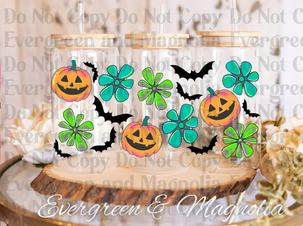 Turquoise Pumpkin Patch Wrap