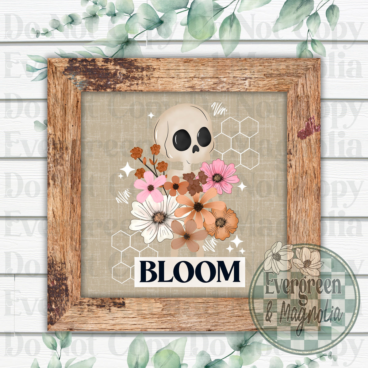 Bloom honeycomb (white)