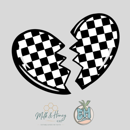 Checkered Broken Heart