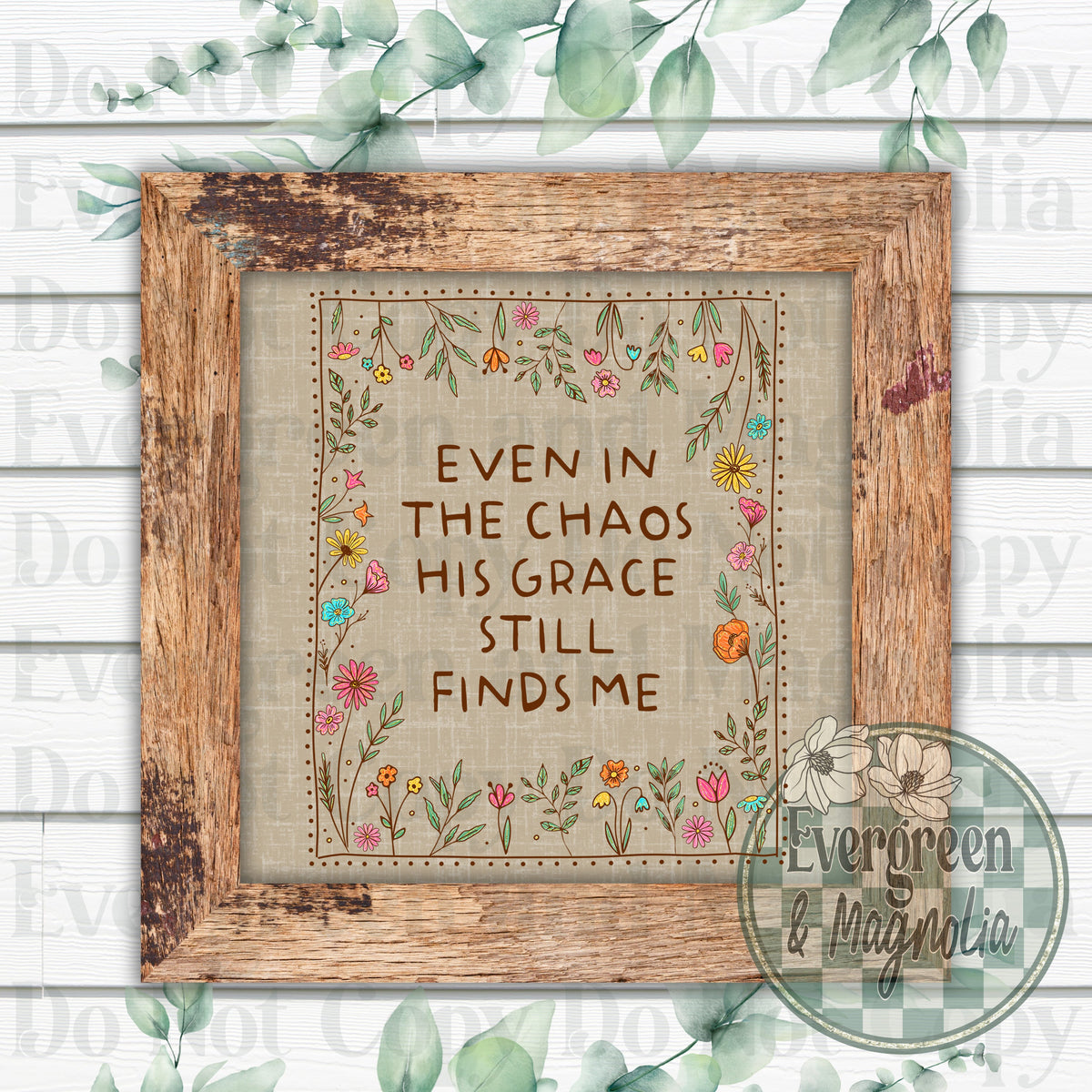 Even in the chaos