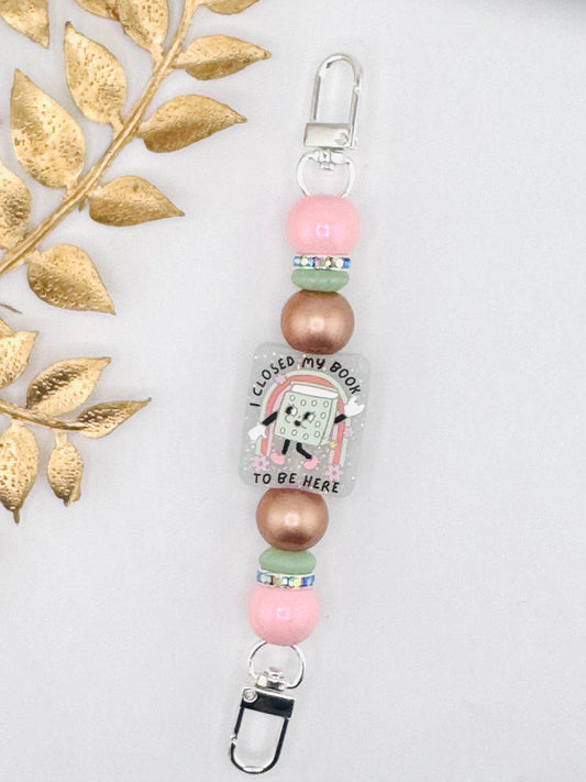 E-Reader Strap ~ Closed Book To Be Here ~ Interchangeable
