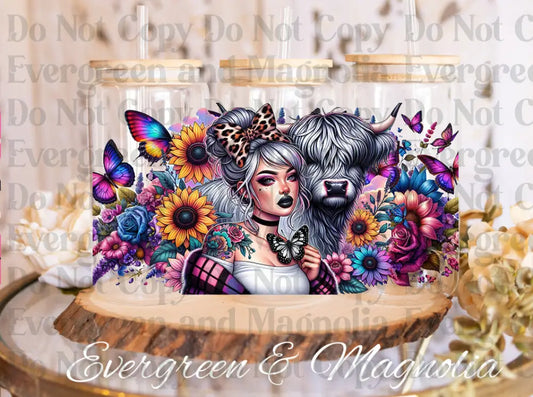 Highland Cow Florals (2)