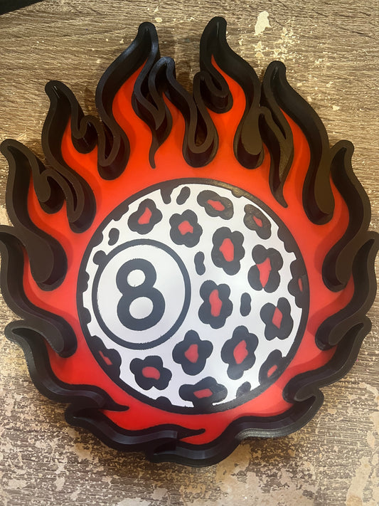 8 Ball Trinket Tray