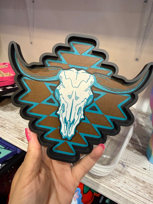 Bull Skull Tray