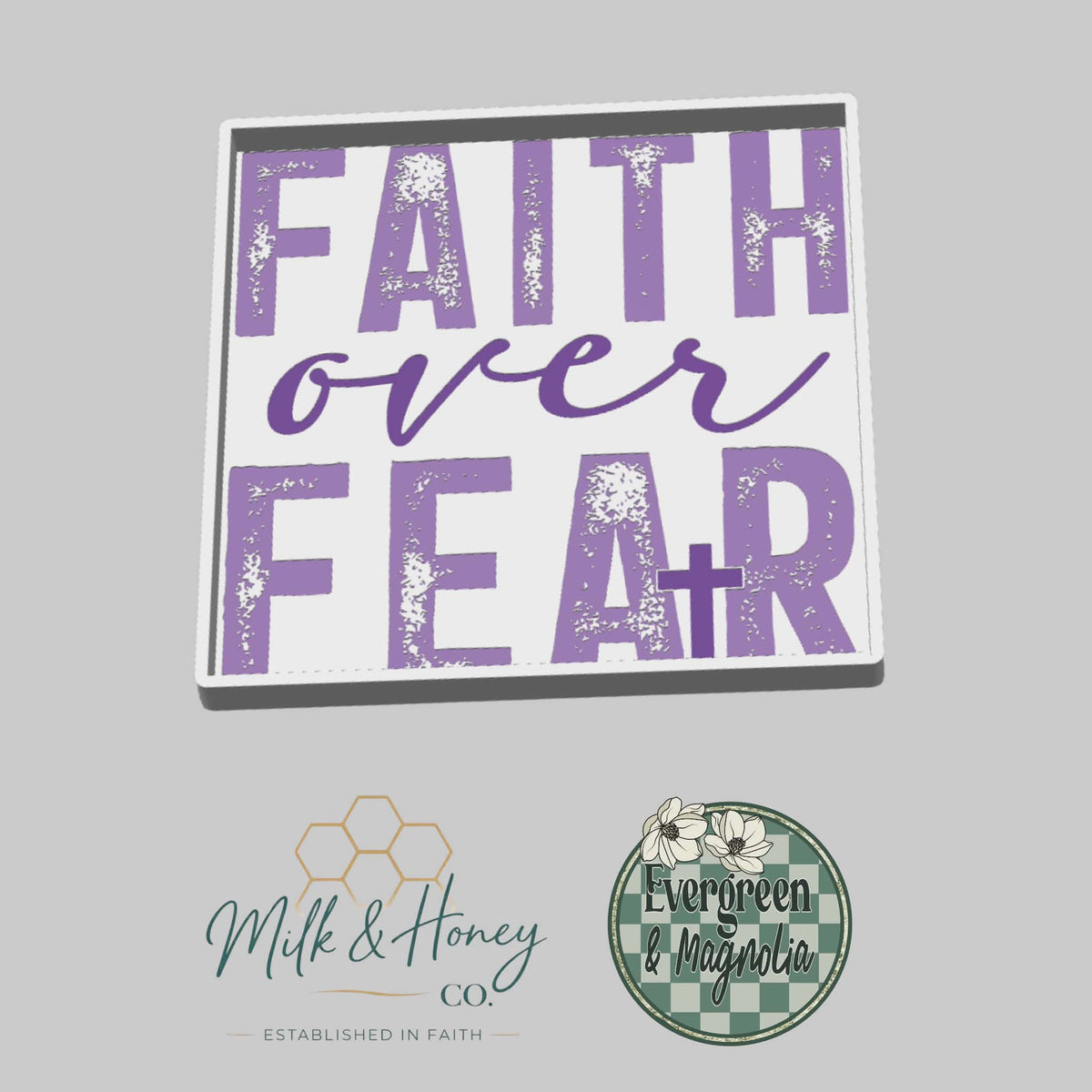 Faith over Fear Tray