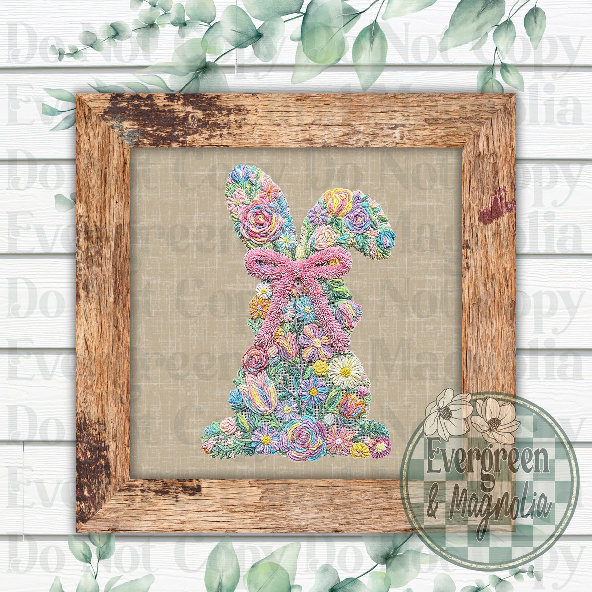 Latch Hook Easter Bunny