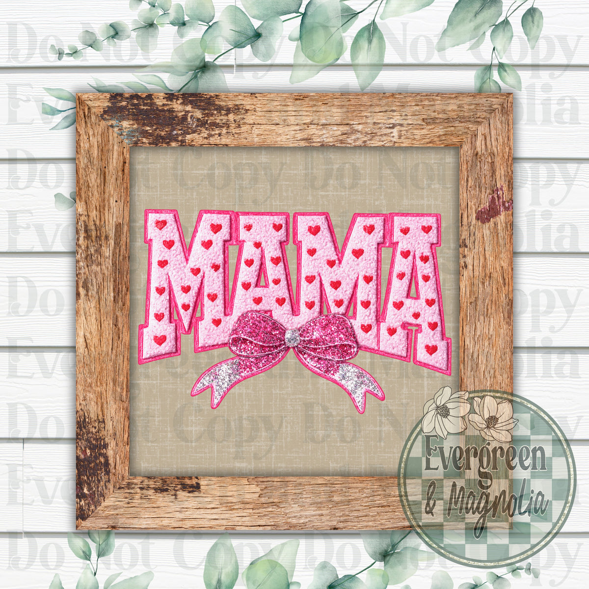 Faux chenille mama