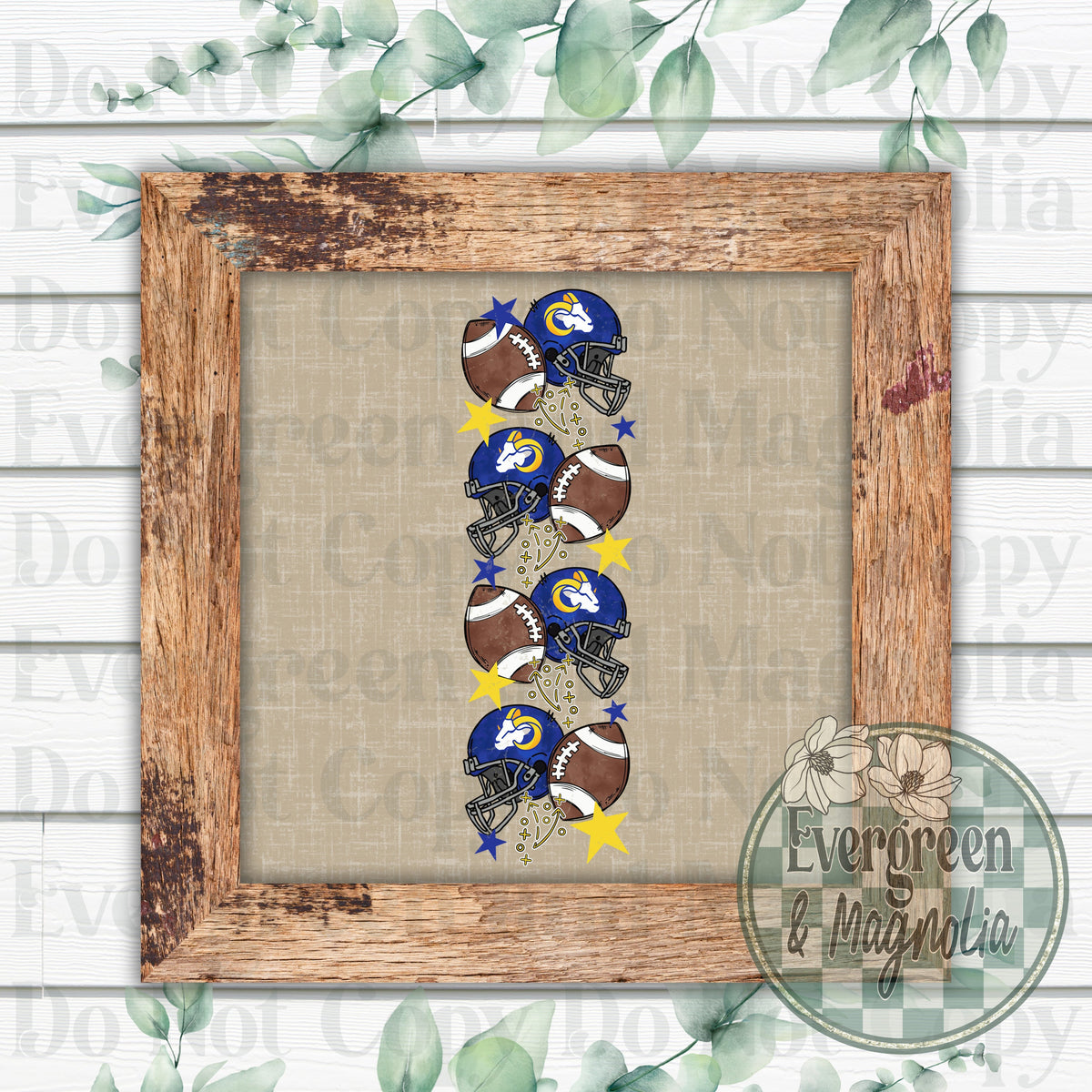 Rams sleeve (distressed)