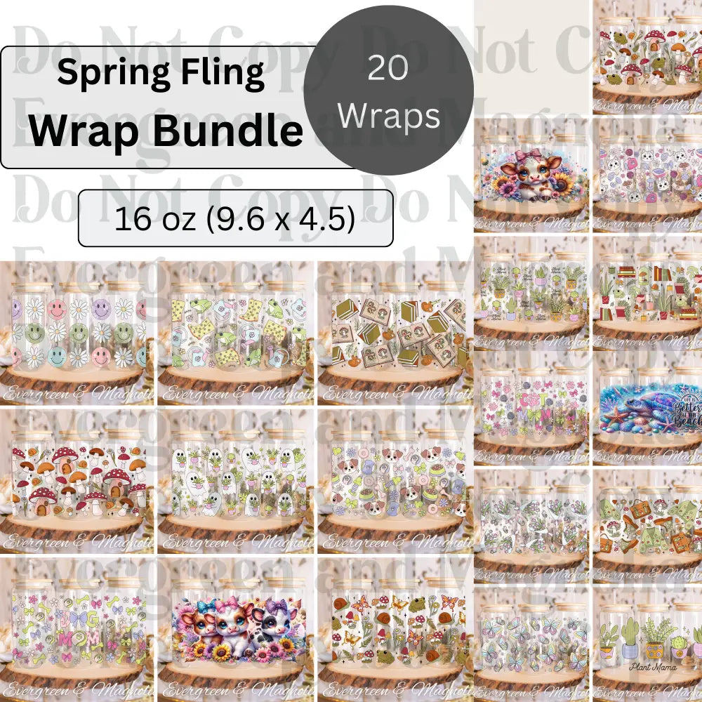 Spring Fling (20 wraps 9.6 x 4.5)
