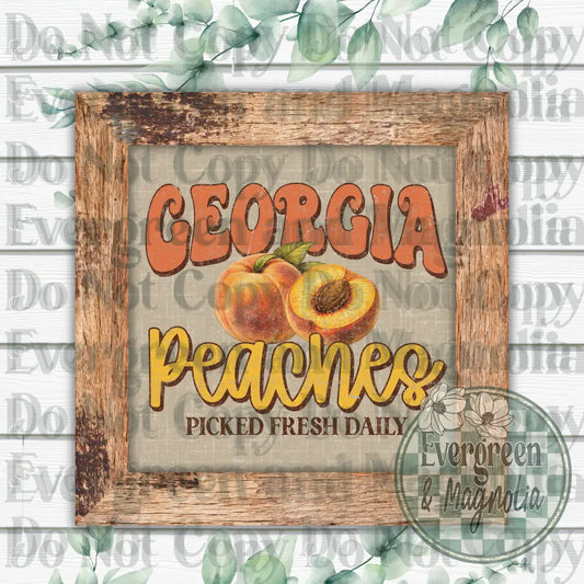 Georgia peaches