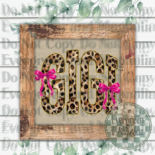 Leopard bow gigi